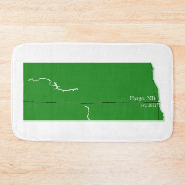 Item preview, Fargo, ND [Green] designed and sold by PhilbonianDezin.