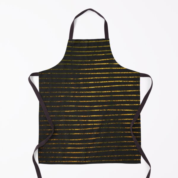 Item preview, Gold Foil Hand Drawn Stripes (Black, Gold) designed and sold by ‧͙⁺˚*・༓☾ Moon Saikia ☽༓・*˚⁺‧͙.