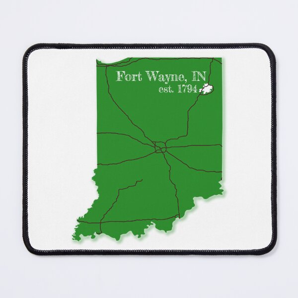 Item preview, Fort Wayne, IN [Green] designed and sold by PhilbonianDezin.