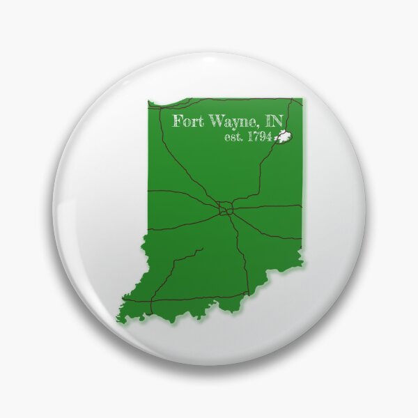 Item preview, Fort Wayne, IN [Green] designed and sold by PhilbonianDezin.