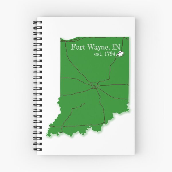 Item preview, Fort Wayne, IN [Green] designed and sold by PhilbonianDezin.
