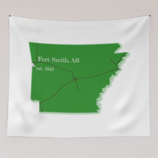 Item preview, Fort Smith, AR [Green] designed and sold by PhilbonianDezin.