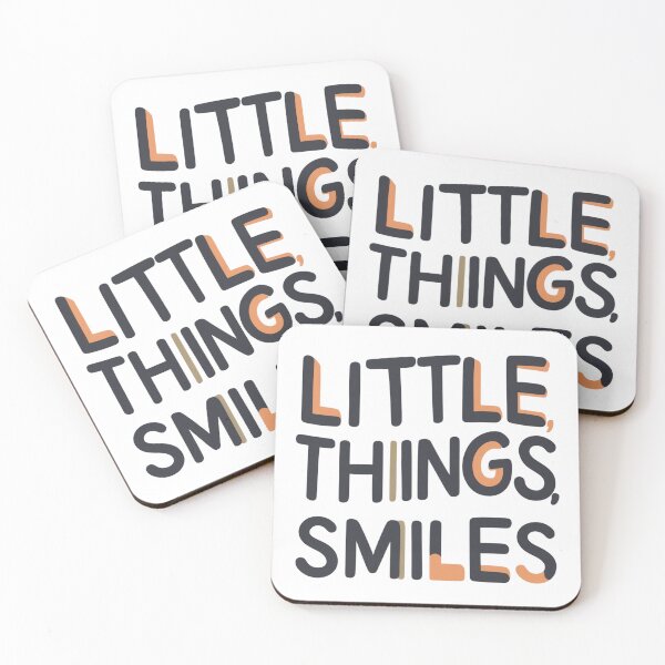 Item preview, Little Things, Big Smiles – Minimalist Typography Design designed and sold by Irene Catchmind.