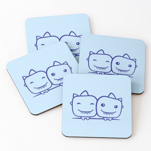 Item preview, 2 Cute Stegosaurus Friends Behind Fence Bag Couple Love Team designed and sold by shirt-o-mat.