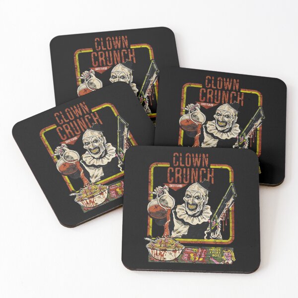 Item preview, Clown Crunch Horror – Terrifier Inspired Creepy Cereal Art the Clown designed and sold by FmStyleArt.