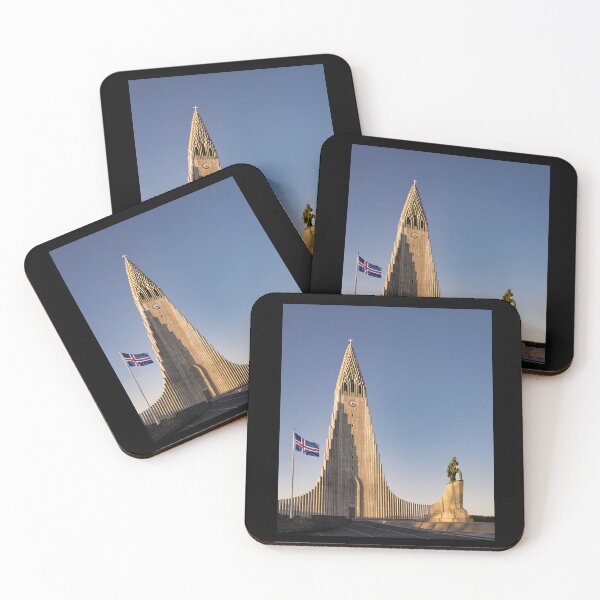 Item preview, Hallgrímskirkja and Leif Erikson monument designed and sold by Alex Preiss.