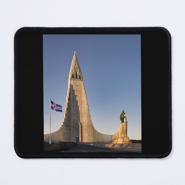 Item preview, Hallgrímskirkja and Leif Erikson monument designed and sold by Alex Preiss.