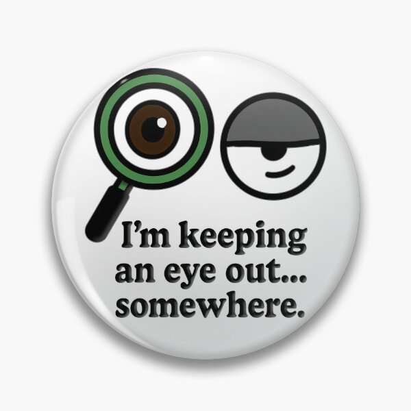 Item preview, Keeping an Eye Out… Kinda – Blind Humor designed and sold by Eyepatch-Jacks.