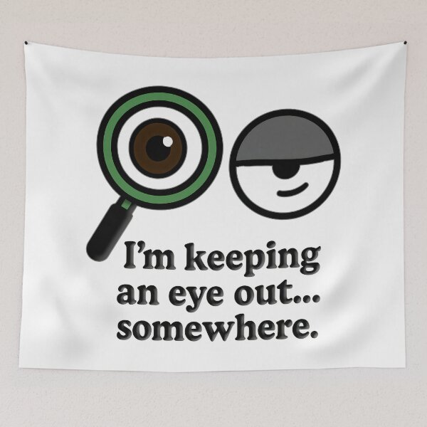 Item preview, Keeping an Eye Out… Kinda – Blind Humor designed and sold by Eyepatch-Jacks.
