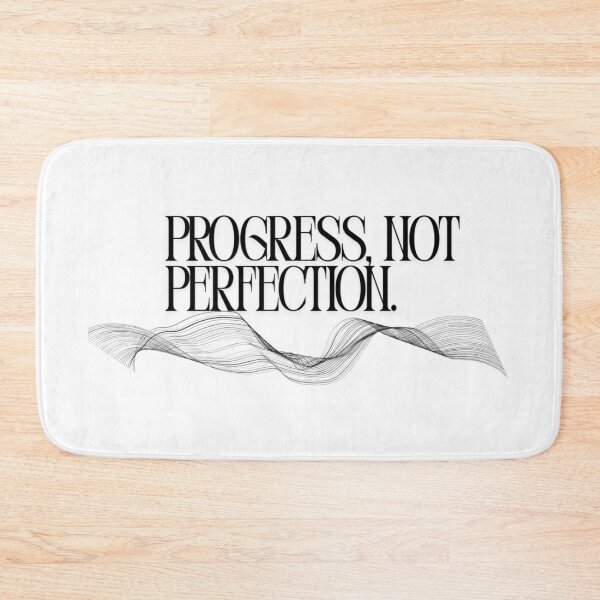 Item preview, Progress Not Perfection: Motivational Streetwear Design designed and sold by DesignsByErinE.