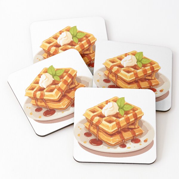 Artikelvorschau, Sirup-Sahne-Waffel-Stapel entworfen und verkauft von New-School-Wave.