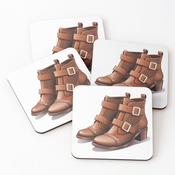 Item preview, Brown Strapped Boots designed and sold by New-School-Wave.
