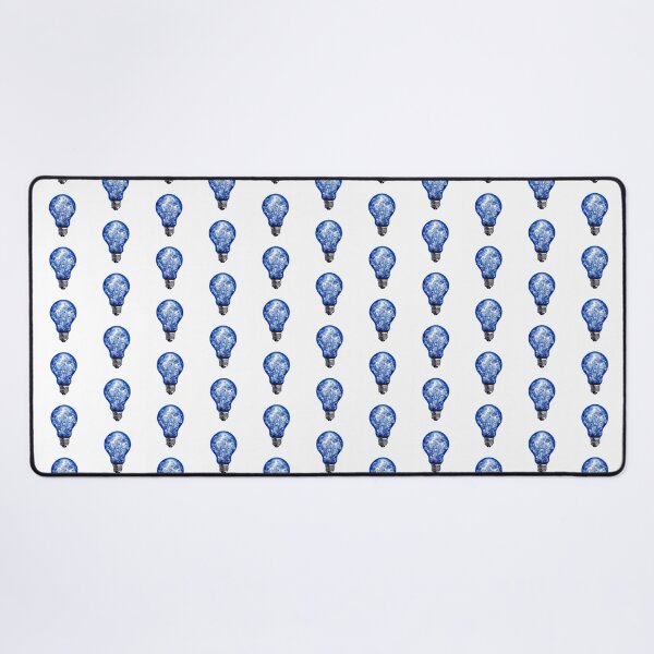 Item preview, Blue Floral Bulb designed and sold by New-School-Wave.