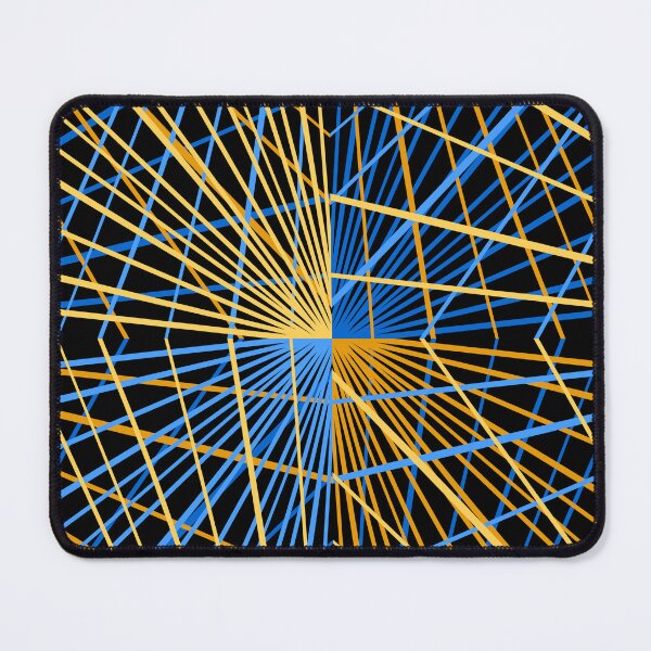 Item preview, Yellow and blue neon strobe light design designed and sold by DaveDanchuk.