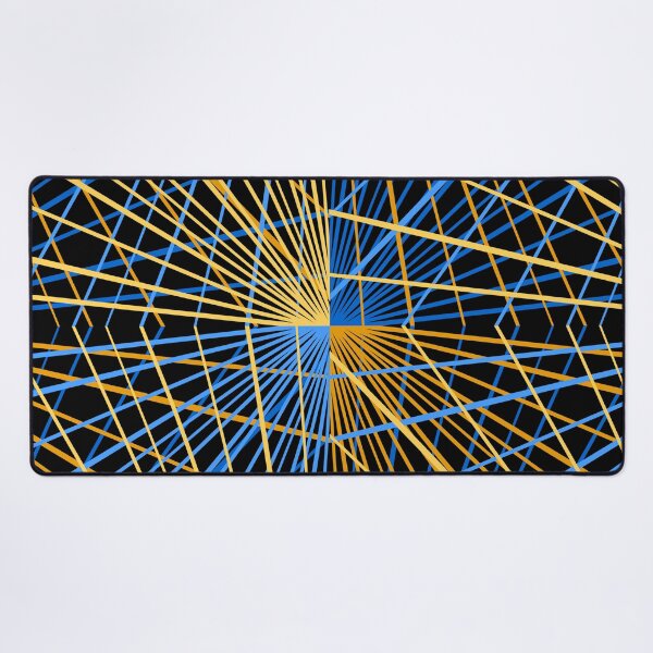 Item preview, Yellow and blue neon strobe light design designed and sold by DaveDanchuk.
