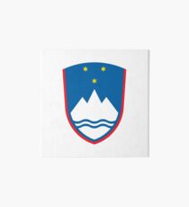 Coat of arms of Slovenia Art Board