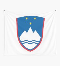 Coat of arms of Slovenia Wall Tapestry