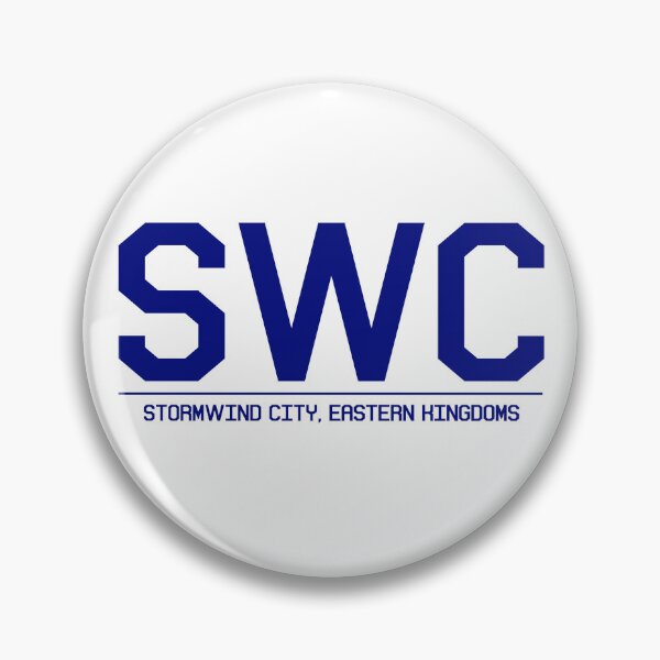 Item preview, Stormwind City, Eastern Kingdoms Airport Code - Alliance Blue designed and sold by dirtnappd.