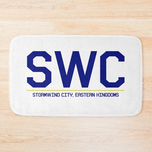Item preview, Stormwind City, Eastern Kingdoms Airport Code - Alliance Blue/Yellow designed and sold by dirtnappd.