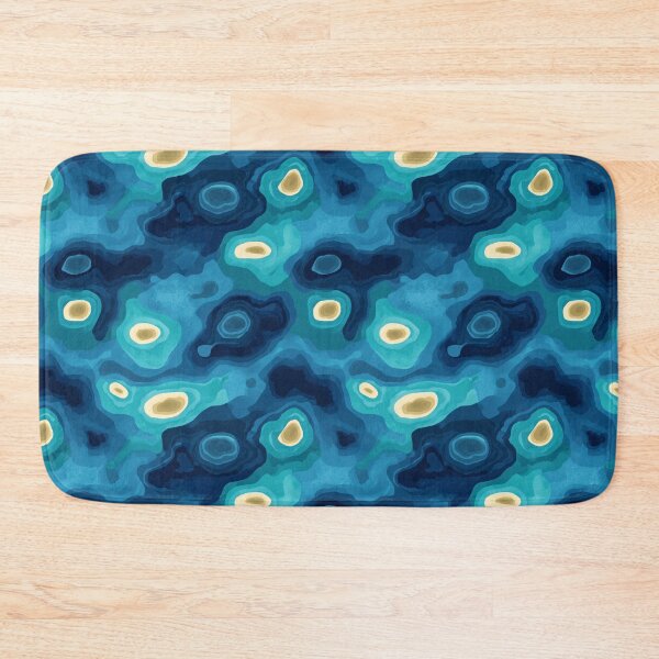 Item preview, Abstract Topographic Island Map Pattern designed and sold by Prismatect.