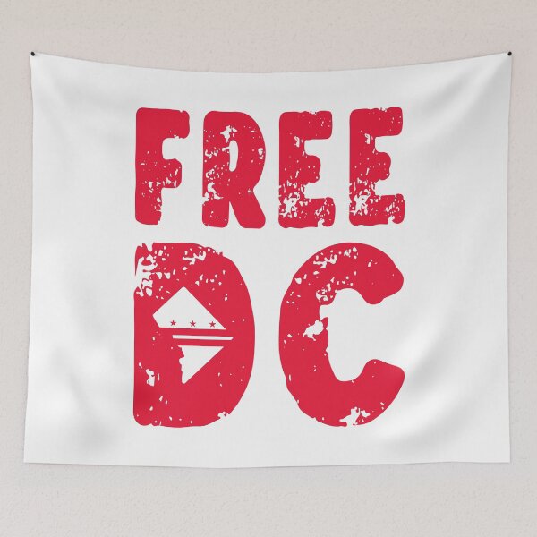 Item preview, FREE DC Custom Protest District Of Columbia Flag Vintage designed and sold by EthosWear.