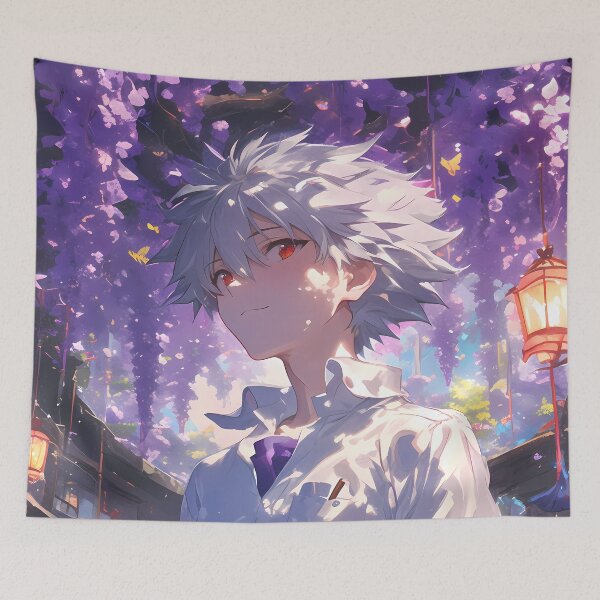 Item preview, Neon Genesis Gentle Mysterious Kaworu Nagisa Evangelion Anime Wisteria Whisper designed and sold by juniorcastros.