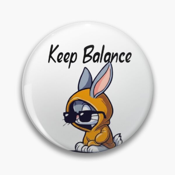 Item preview,   Keep Balance - Cool Rabbit with Hoodie and Sunglasses  designed and sold by FRACTARA.