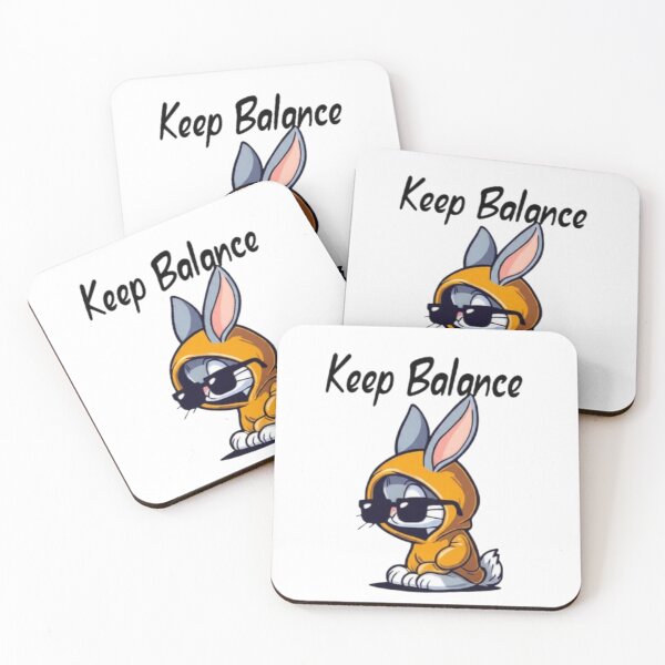 Item preview,   Keep Balance - Cool Rabbit with Hoodie and Sunglasses  designed and sold by FRACTARA.