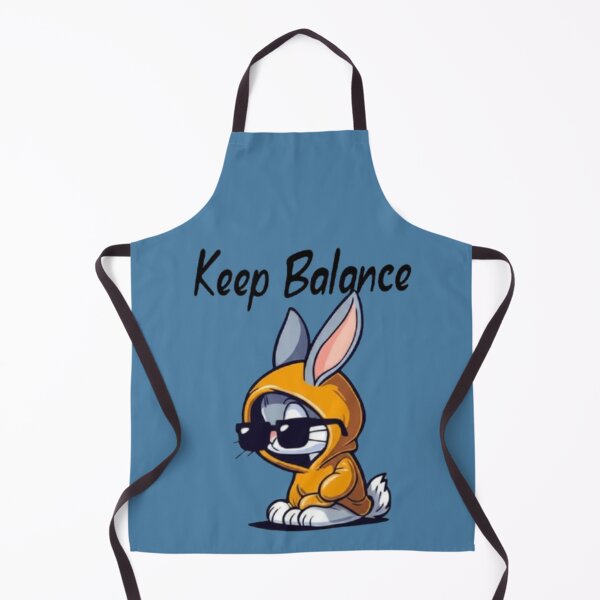Item preview, Keep Balance - Cool Rabbit with Hoodie and Sunglasses designed and sold by FRACTARA.