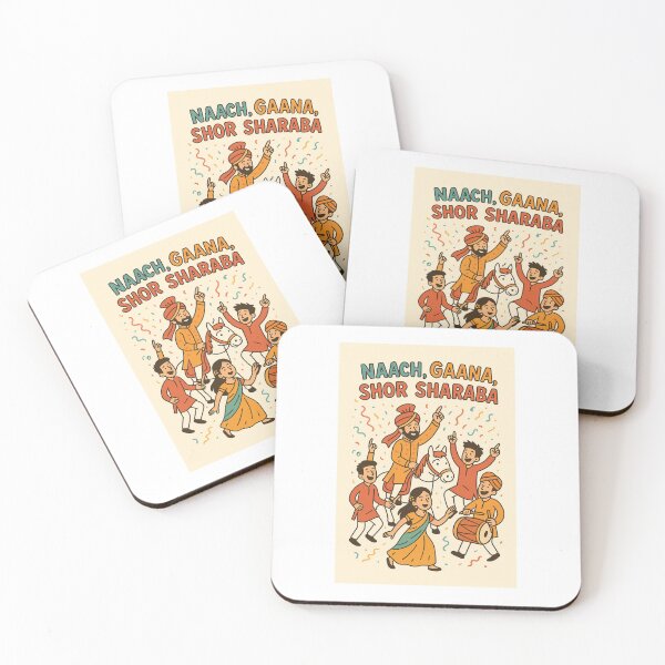 Item preview, Naach Gaana Shor Sharaba designed and sold by The Masala Hub.
