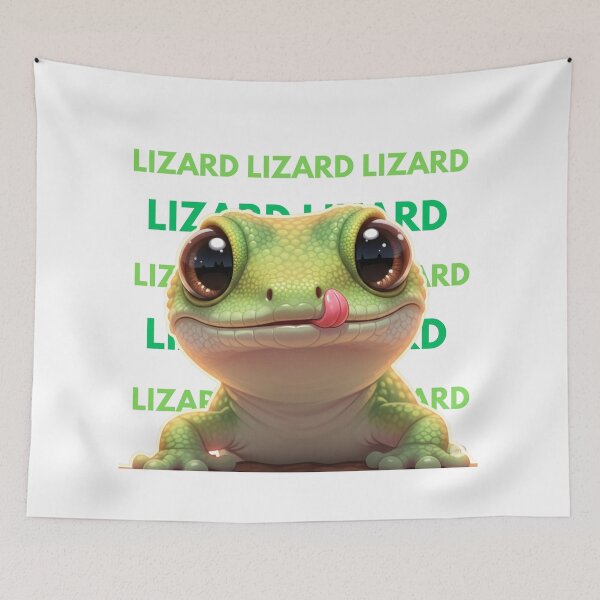 Item preview,  LIZARD LIZARD LIZARD meme funny Cute Reptile designed and sold by loccotown168.