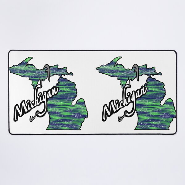 Item preview, Hooked on Michigan designed and sold by Zinnigarcreates.
