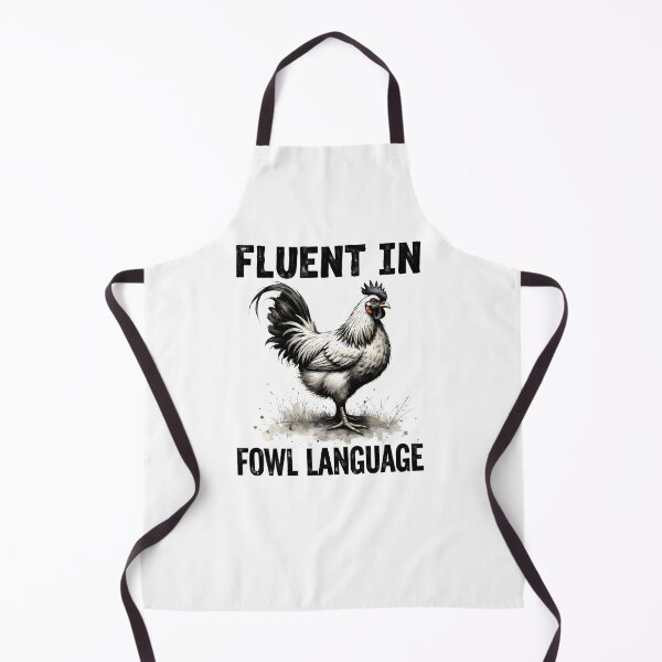 Item preview, Fluent in Fowl Language designed and sold by TheEmptyBottleStudio.
