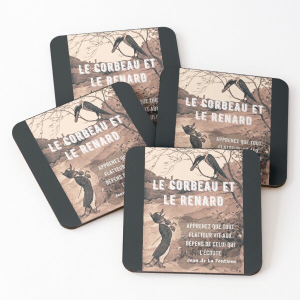 Item preview, Jean de La Fontaine: Apprenez que tout flatteur Vit aux dépens de celui qui l’écoute designed and sold by artbleed.