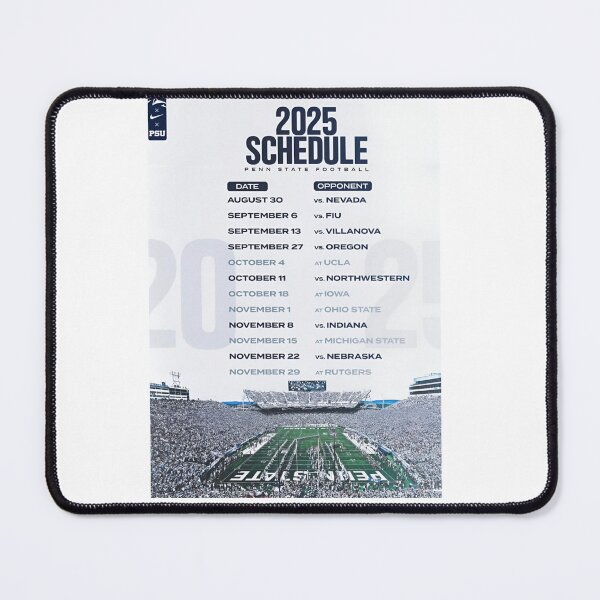 Item preview, Penn State College Football 2025 Schedule designed and sold by nostalgiaLAND.