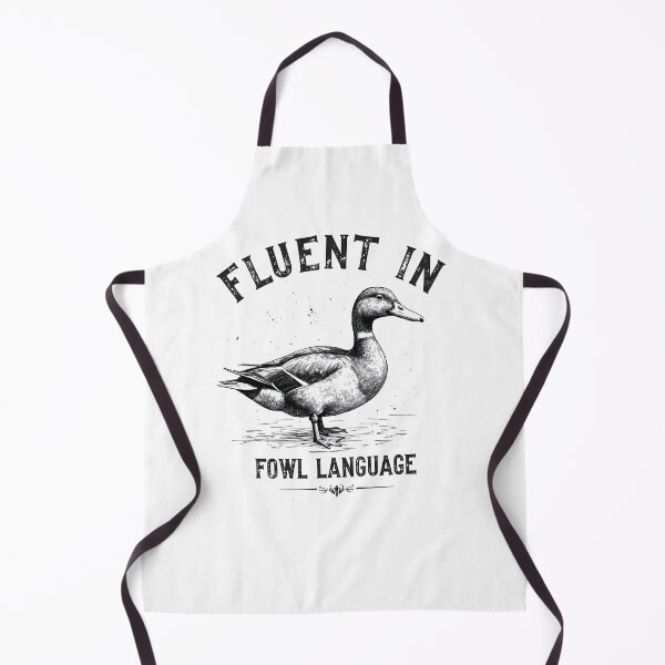 Item preview, Fluent in Fowl Language designed and sold by TheEmptyBottleStudio.