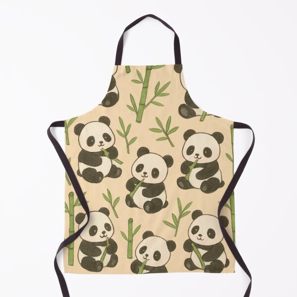 Item preview, Cute Panda with Bamboo Pattern designed and sold by FLATVAC STICKER.