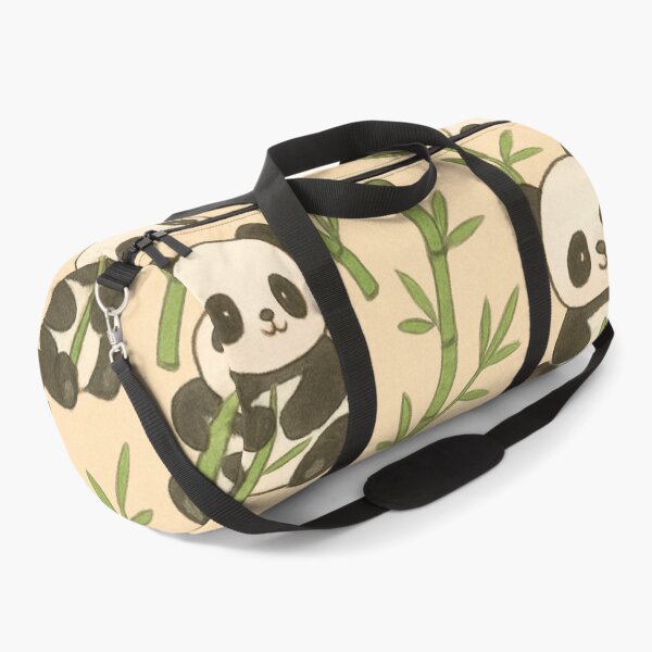 Item preview, Cute Panda with Bamboo Pattern designed and sold by FLATVAC STICKER.