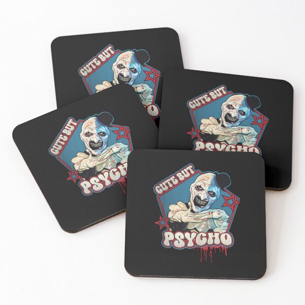 Item preview, Cute But Psycho Halloween Retro Art the Clown designed and sold by FmStyleArt.