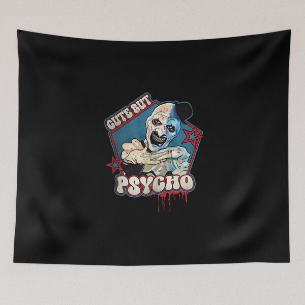 Item preview, Cute But Psycho Halloween Retro Art the Clown designed and sold by FmStyleArt.