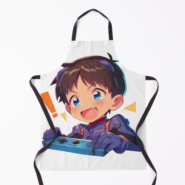 Item preview, Neon Genesis Shinji Ikari Evangelion Anime Excited Gamer Chibi Adventure designed and sold by juniorcastros.