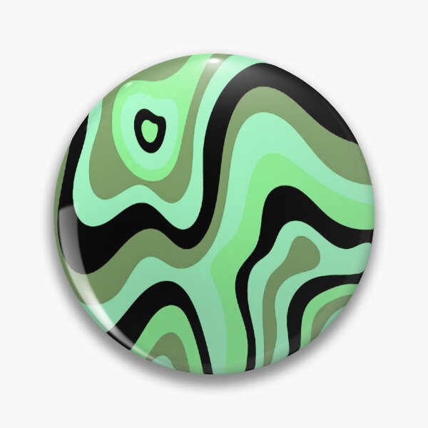 Item preview, Psychedelic Patterns Greens designed and sold by ViaARTfactory.