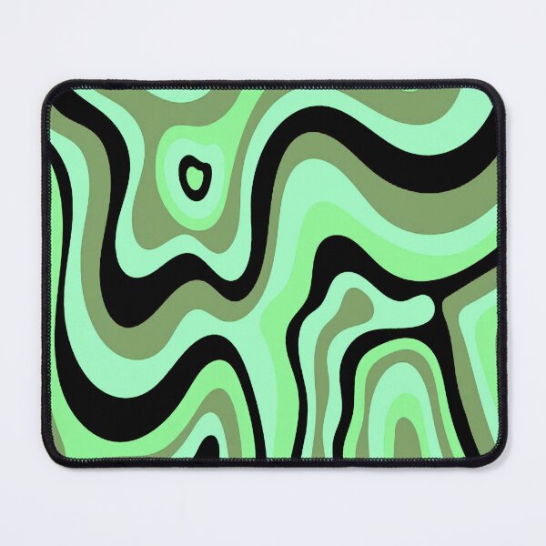 Item preview, Psychedelic Patterns Greens designed and sold by ViaARTfactory.