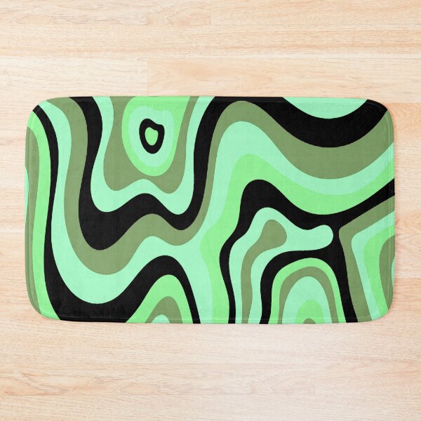 Item preview, Psychedelic Patterns Greens designed and sold by ViaARTfactory.