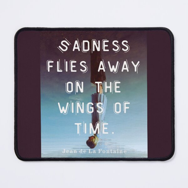 Item preview, Jean de La Fontaine: Sadness flies away on the wings of time. designed and sold by artbleed.