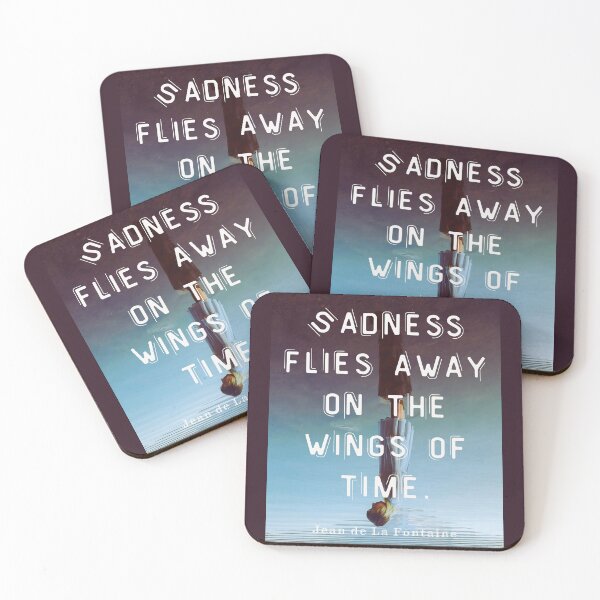 Item preview, Jean de La Fontaine: Sadness flies away on the wings of time. designed and sold by artbleed.