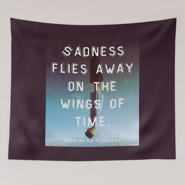 Item preview, Jean de La Fontaine: Sadness flies away on the wings of time. designed and sold by artbleed.