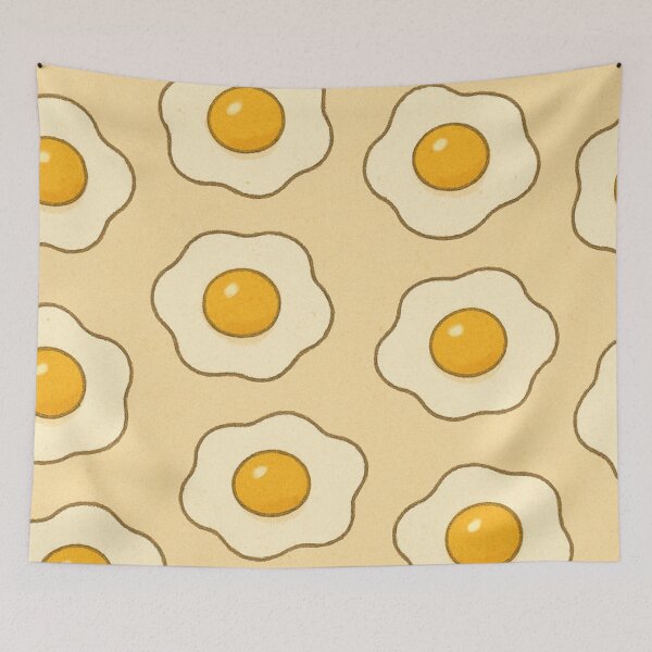 Item preview, Sunny Side Up Egg Pattern designed and sold by FLATVAC STICKER.