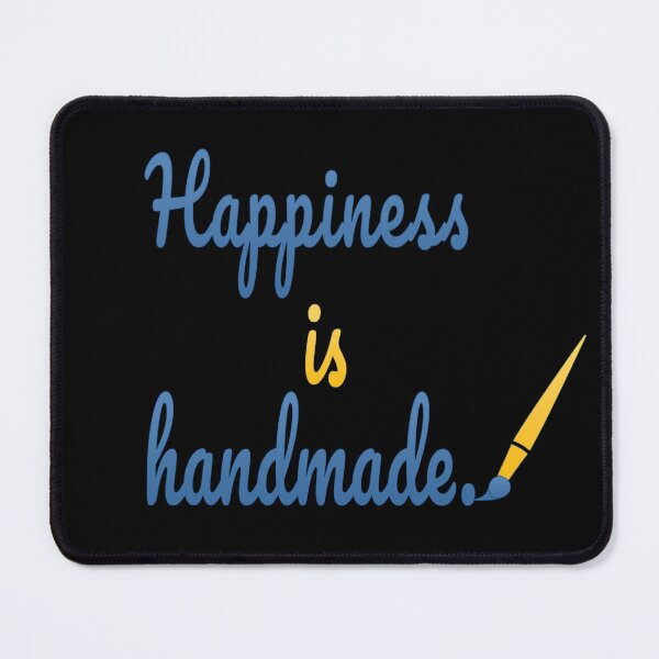 Item preview, Copie de Happiness Is Handmade – Heartfelt Craft Quote Design designed and sold by ArtVibeDesign.