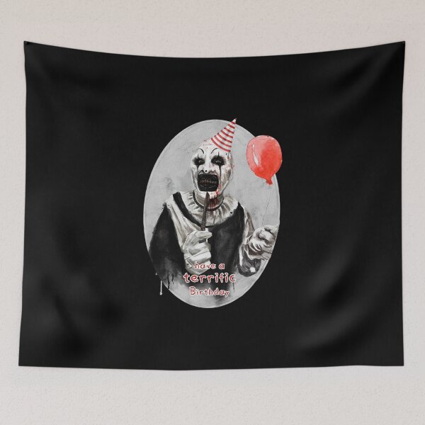 Item preview, Have a Terrific Birthday, Terrifier, designed and sold by FmStyleArt.